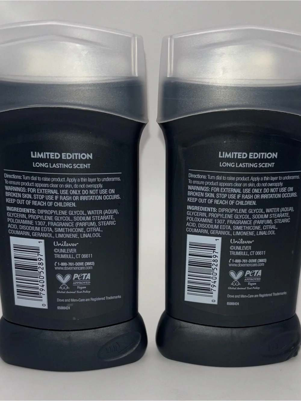 Dove Men+Care Oak Wood & Arctic Moss Deodorant Set of 2 NEW Discontinued